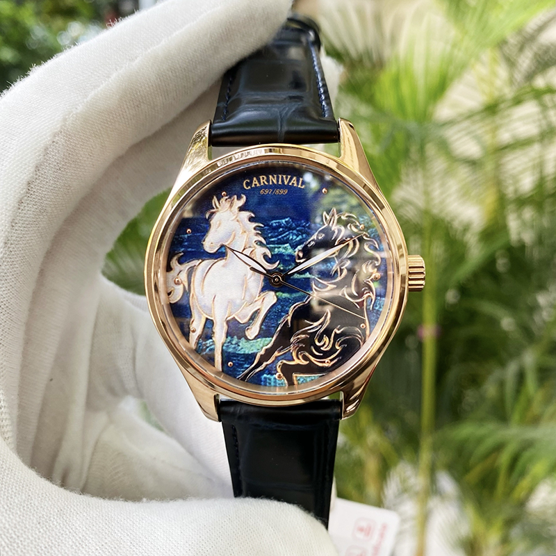 Đồng hồ nam Carnival ngựa